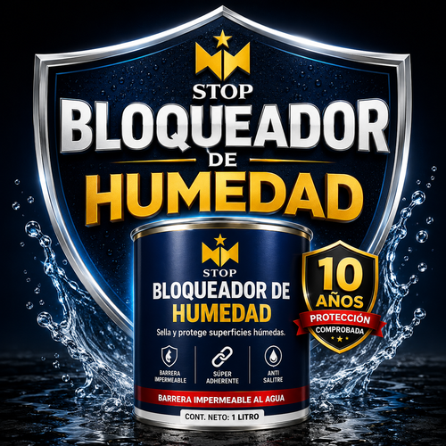 BLOQUEADOR DE HUMEDAD Y SALITRE - BLOCK STOP