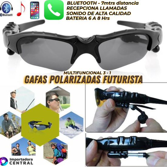 GAFAS POLARIZADAS CON BLUETOOTH "FUTURIST"