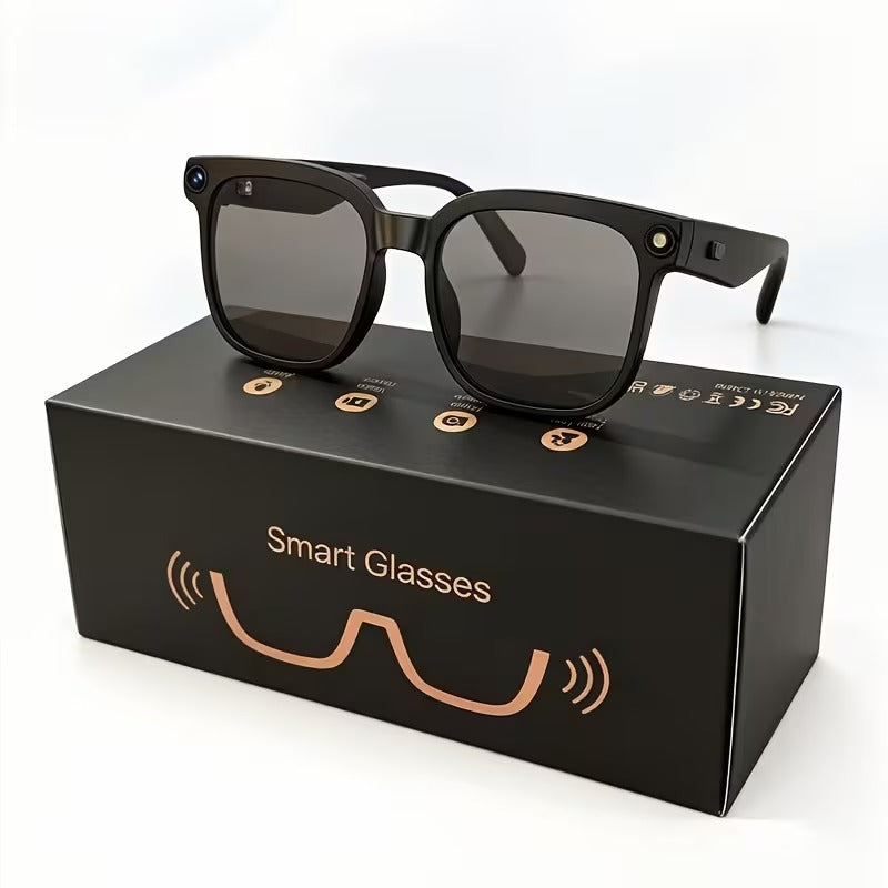 LENTES SMART CAMARA GLASS PREMIUN- FULL HD + IA